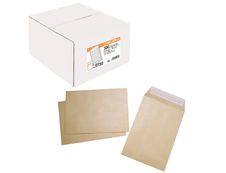 La Couronne - 500 pochettes Enveloppes C5 162 x 229mm - 90 gr - sans fenêtre - brun - bande auto-adhésive
