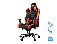 Fauteuil gamer Armor Titan Pro - accoudoirs réglables - appui-tête amovible - noir et orange