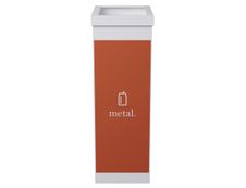 Corbeille de tri sélectif pour le métal
