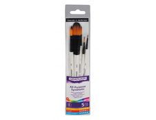 Daler-Rowney Graduate Landscape - Pack de 5 pinceaux - poil synthétique