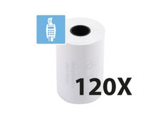Exacompta - 6 Boîtes de 20 Bobines thermiques - rouleaux TPE - 57 x 40 x 12 mm - sans Bisphénol A