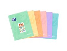 Oxford EasyBook Pastel - Cahier polypro 24 x 32 cm - 96 pages - grands carreaux (Seyes) - disponible dans différentes couleurs