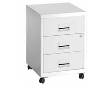 Caisson mobile - 3 tiroirs - blanc