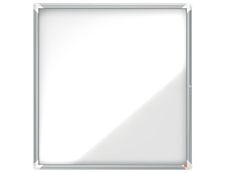 Nobo - Vitrine extérieure 12 A4 (924 x 970 mm) - cadre aluminium fond métal