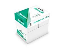 Bureau Vallée Recyclé - Papier blanc - A4 (210 x 297 mm) - 80 g/m² - 2500 feuilles (carton de 5 ramettes)
