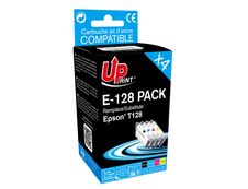 Cartouche compatible Epson T1285 Renard - pack de 4 - noir, jaune, cyan, magenta - Uprint