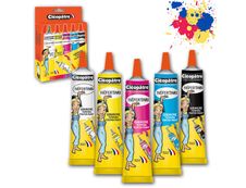 Cléopâtre NEFERTARI - Boîte de 5 tubes de Peinture Gouache avec embout fin - 5 x 30 ml