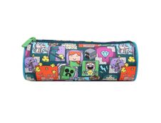 Trousse ronde Minecraft - 1 compartiment - vert - Bagtrotter