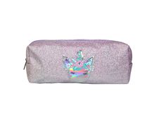 Trousse rectangulaire Licorne - 1 compartiment - violet - Bagtrotter