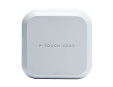 Brother PT-P710BTH P-Touch Cube plus - Étiqueteuse - imprimante d'étiquettes - rechargeable Bluetooth - Blanche