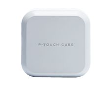 Brother PT-P710BTH P-Touch Cube plus - Étiqueteuse - imprimante d'étiquettes - rechargeable Bluetooth - Blanche