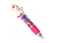 LEGAMI - Mini Stylo à Bille 4 Couleurs - Licorne