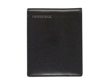 Maverick - Portefeuille à 2 volets anti-piratage avec porte-cartes amovible - cuir noir