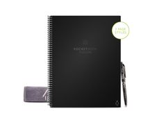 Rocketbook Fusion Letter - Carnet de notes connecté - 42 pages réutilisables - A4 - noir