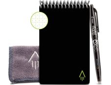 Rocketbook Core - Mini Bloc-notes connecté - 48 pages réutilisables - A6 - noir 