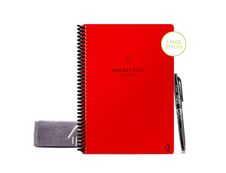 Rocketbook Fusion Executive - Carnet de notes connecté - 42 pages réutilisables - A5 - rouge