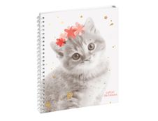 Cahier de textes Lovely - 17 x 22 cm - chat - Exacompta