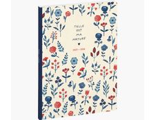 Agenda Green by Julie Adore - 1 semaine sur 2 pages - 16 mois - 15 x 21 cm - bleu - Exacompta