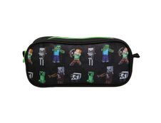 Trousse rectangulaire Minecraft - 1 compartiment - noir - Bagtrotter