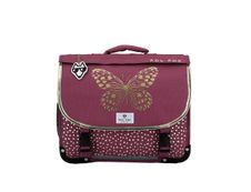 Cartable réversible Butterfly 38 cm - 2 compartiments - papillon - Pol Fox