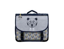 Cartable réversible Bear 38 cm - 2 compartiments - ourson - Pol Fox