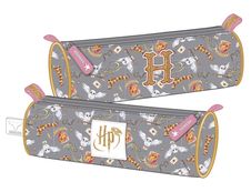 Trousse ronde Harry Potter Hedwig - 1 compartiment - violet pastel - Kid'Abord