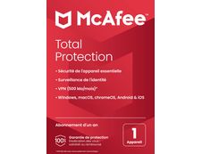 McAffee Total Protection - 1 appareil pendant 1 an