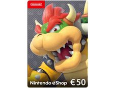 Carte Nintendo eShop 50€ - Code de téléchargement Switch