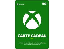 E-carte cadeau Microsoft XBox 50€