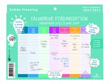 Calendrier Hebdo Planning - 53 feuillets - 18 x 23 cm - Oberthur