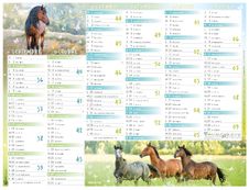 Calendrier Cheval - 7 mois par face - 32 x 42 cm - Oberthur