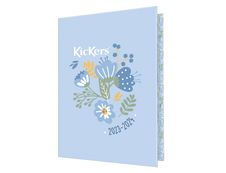 Agenda Kickers - 1 jour par page - 12,5 x 17,5 cm - girl - Oberthur