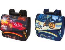 Cartable Megacars / Megabikes - 38 cm - 2 compartiments - 2 modèles disponibles - Oberthur