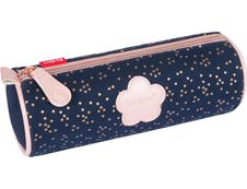 Trousse ronde Kickers Girl - 1 compartiment - marine - Oberthur