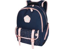 Sac à dos Kickers Girl - 2 compartiments - marine - Oberthur