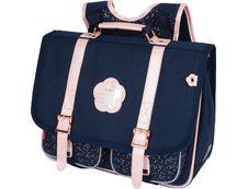 Cartable Kickers Girl - 38 cm - 2 compartiments - marine - Oberthur