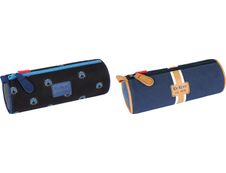 Trousse ronde Kickers Boy - 1 compartiment - disponible dans différentes couleurs - Oberthur