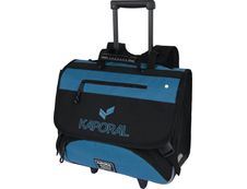 Cartable à roulettes Kaporal Primaire - 41 cm - 2 compartiments - chine noir - Oberthur