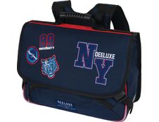 Cartable Deeluxe Primaire - 41 cm - 2 compartiments - marine chine - Oberthur