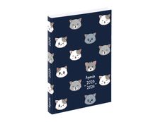 Agenda Cats 1 jour par page - 12 x 17 cm - disponible dans différentes couleurs - Viquel