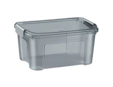 CEP Strata - Boîte de rangement 18L - gris fumé transparent