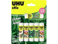 4026700325102-UHU Urban Jungle - 6 Bâtons de colle - 8.2 g - édition limitée--0