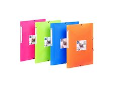 Viquel Happy Fluo - Chemise à élastiques - A4 - disponible dans différentes couleurs