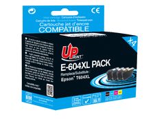 Cartouche compatible Epson 604XL - pack de 4  - noir, jaune, cyan, magenta - Uprint
