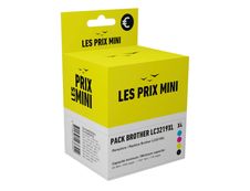 Cartouche compatible Brother LC3219XL - Pack de 4 - noir, cyan, magenta, jaune - prix mini