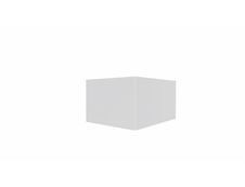 Habillage mélamine GUEST - pour module bas et PMR L125 cm - blanc