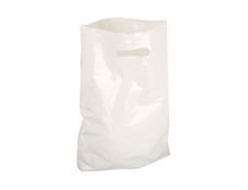Logistipack - 100 Sacs bretelles 80% recyclé - 35 x 25 x 4 cm