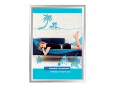 Promocome Clipframe - Cadre d'affichage clippant - coins carrés - A4