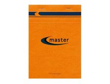 MASTER - Pack de 5 Blocs notes - A4 - 200 pages - petits carreaux - 70g