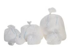 Promosac Médiprotec - 50 Sacs poubelle blanc 20L